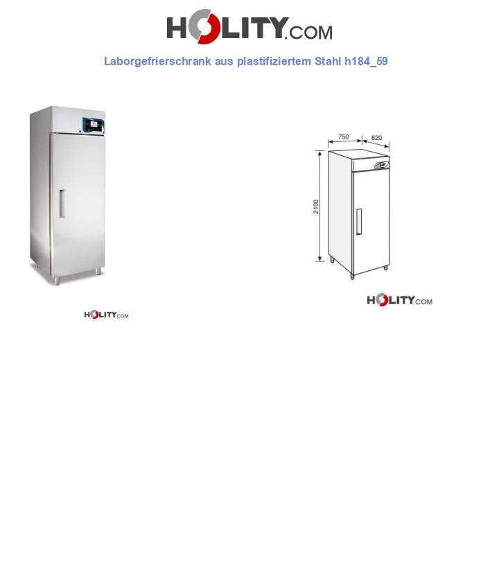 Laborgefrierschrank aus plastifiziertem Stahl h184_59