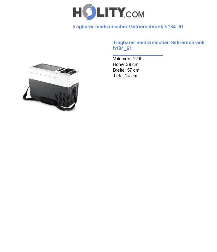 Tragbarer medizinischer Gefrierschrank h184_61