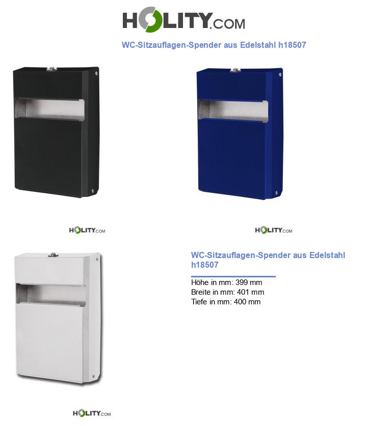 WC-Sitzauflagen-Spender aus Edelstahl h18507