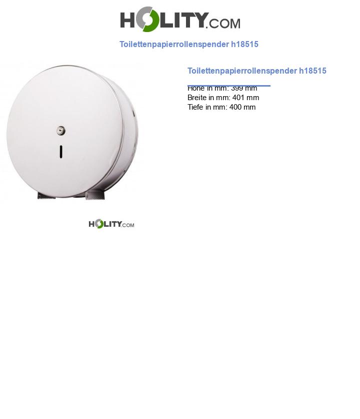 Toilettenpapierrollenspender h18515