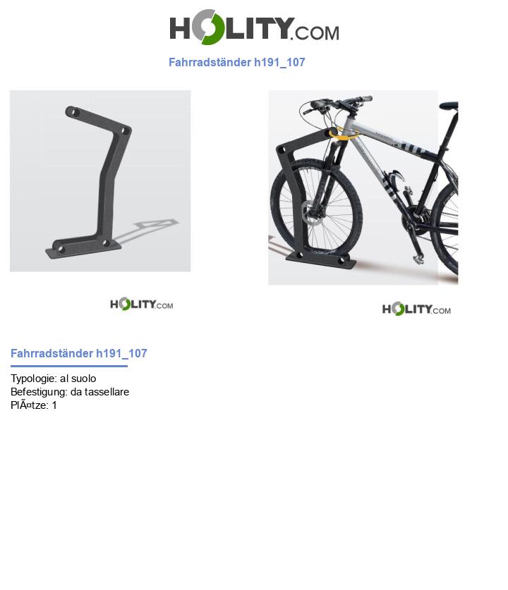 Fahrradständer h191_107
