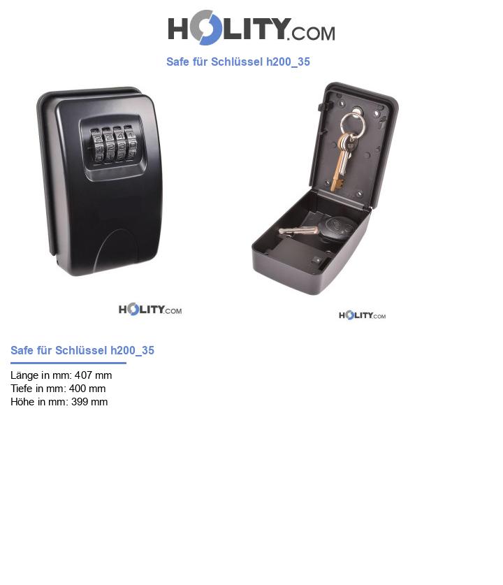 Safe für Schlüssel h200_35