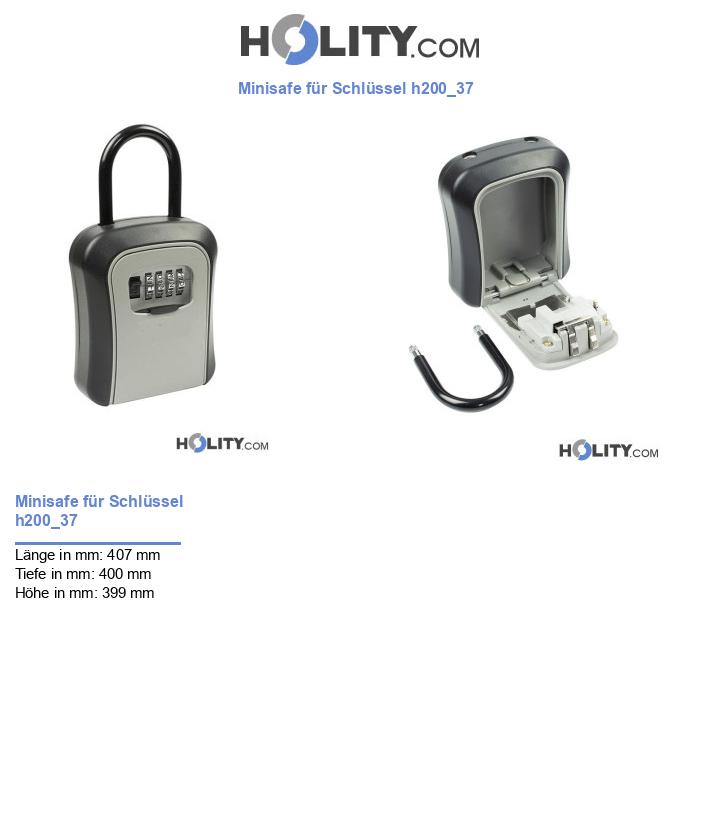 Minisafe für Schlüssel h200_37