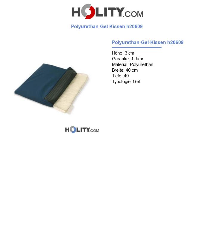 Polyurethan-Gel-Kissen h20609