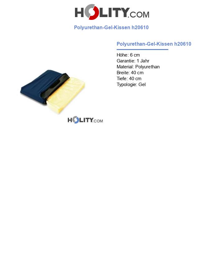 Polyurethan-Gel-Kissen h20610