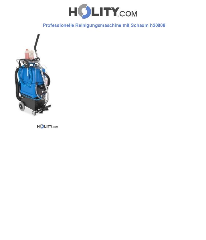 Professionelle Reinigungsmaschine mit Schaum h20808