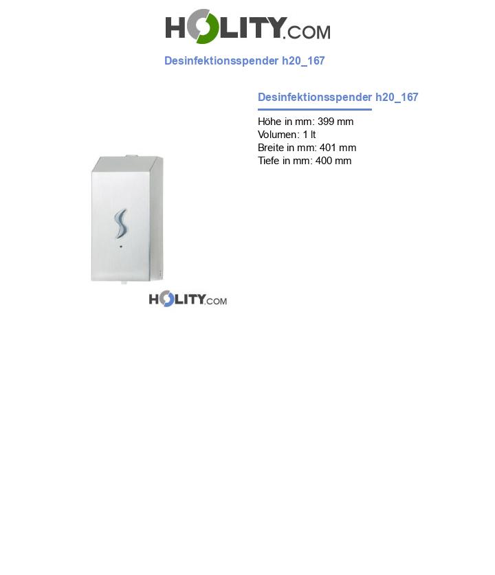 Desinfektionsspender h20_167