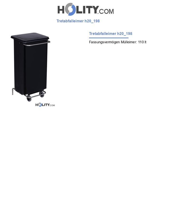 Tretabfalleimer h20_198