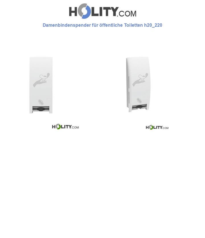Damenbindenspender für öffentliche Toiletten h20_220