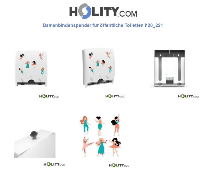 Damenbindenspender für öffentliche Toiletten h20_221