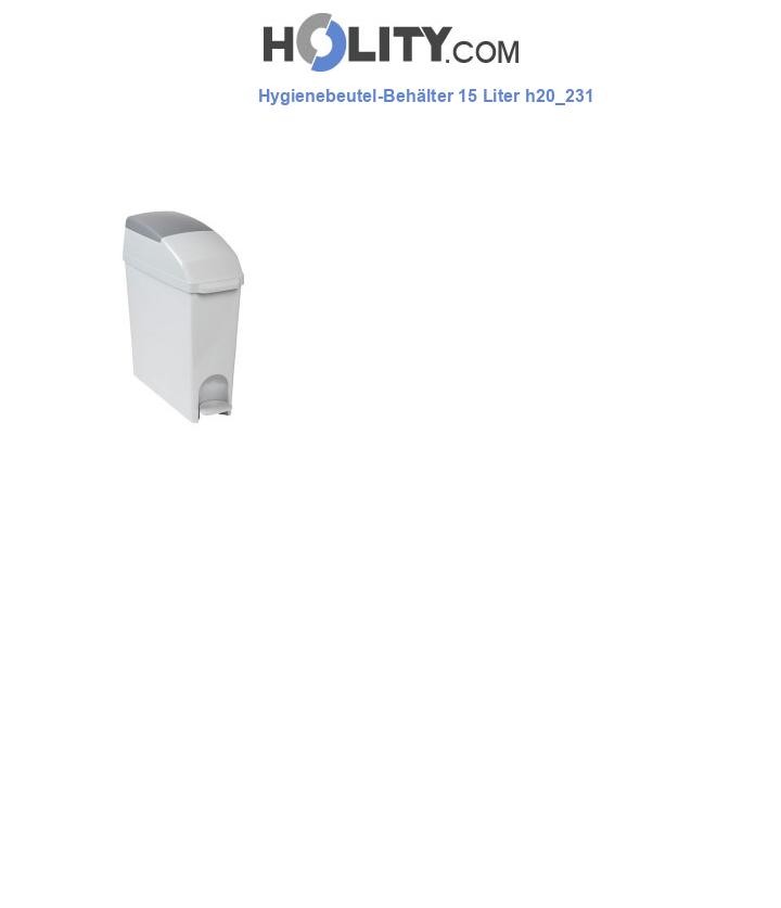 Hygienebeutel-Behälter 15 Liter h20_231