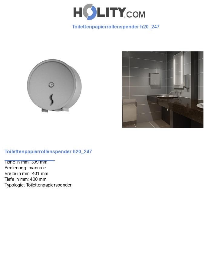 Toilettenpapierrollenspender h20_247