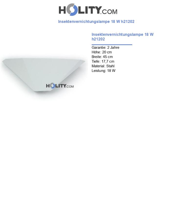 Insektenvernichtungslampe 18 W h21202