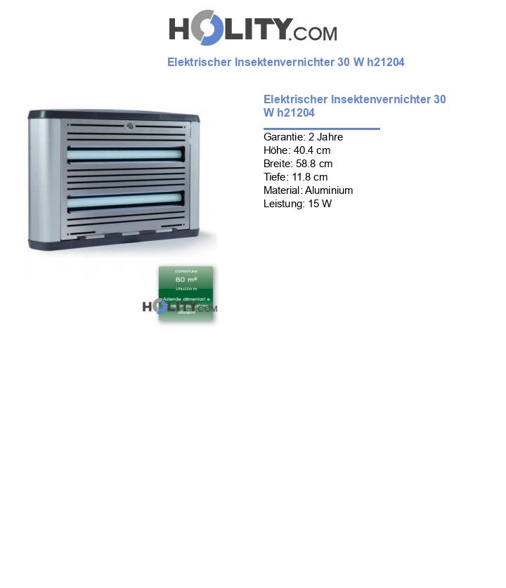 Elektrischer Insektenvernichter 30 W h21204