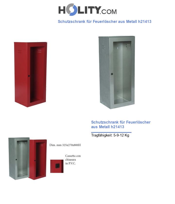 Cassetta porta estintore in metallo h21413