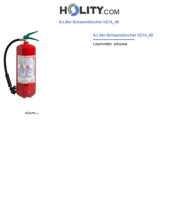 6-Liter-Schaumlöscher h214_48