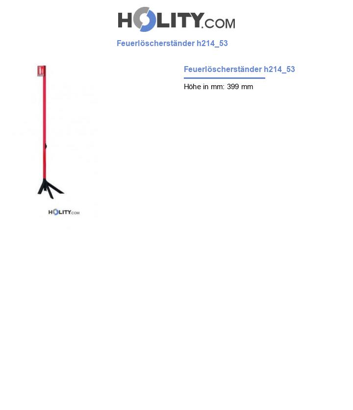 Feuerlöscherständer h214_53