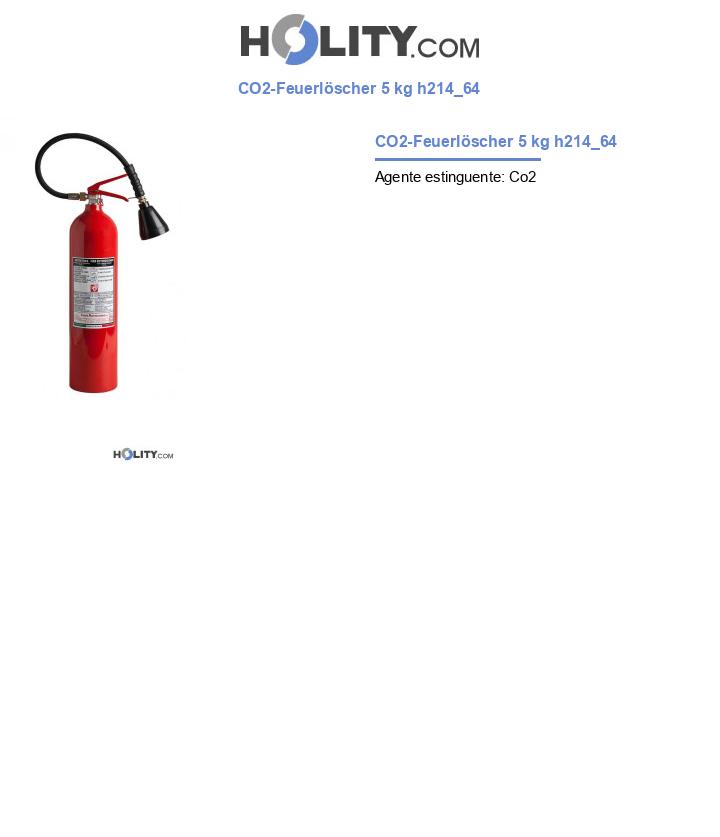 CO2-Feuerlöscher 5 kg h214_64