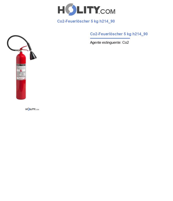 Co2-Feuerlöscher 5 kg h214_90