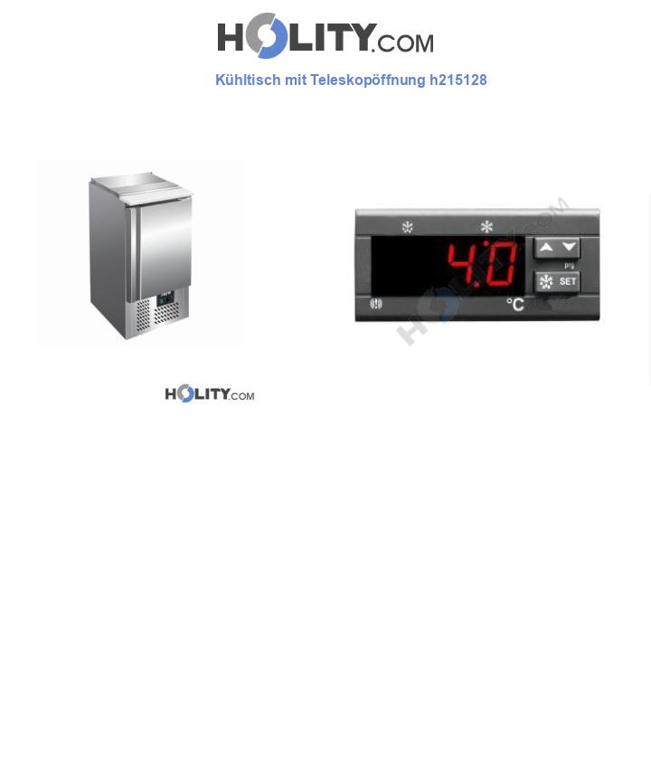 Kühltisch mit Teleskopöffnung h215128