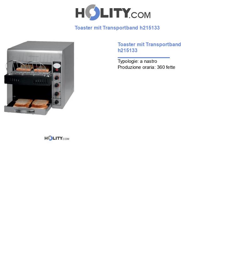 Toaster mit Transportband h215133
