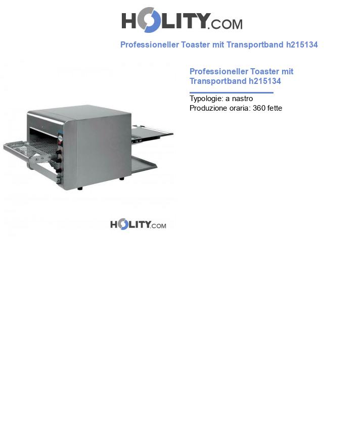 Professioneller Toaster mit Transportband h215134