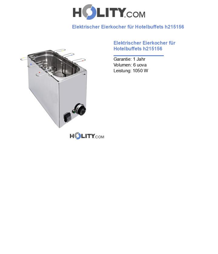 Elektrischer Eierkocher für Hotelbuffets h215156