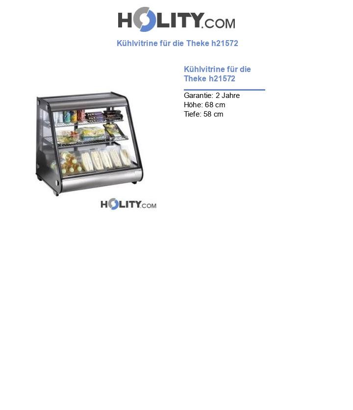 Kühlvitrine für die Theke h21572