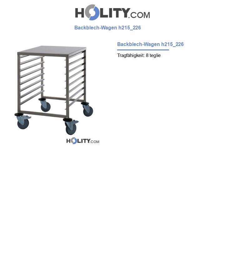 Backblech-Wagen h215_226
