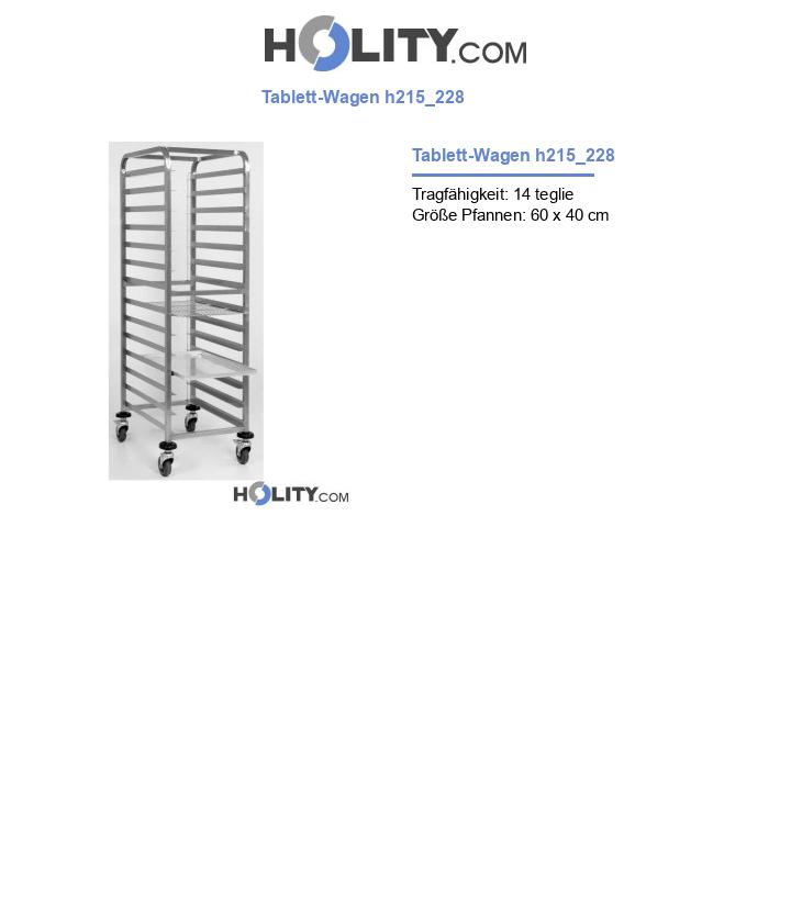 Tablett-Wagen h215_228