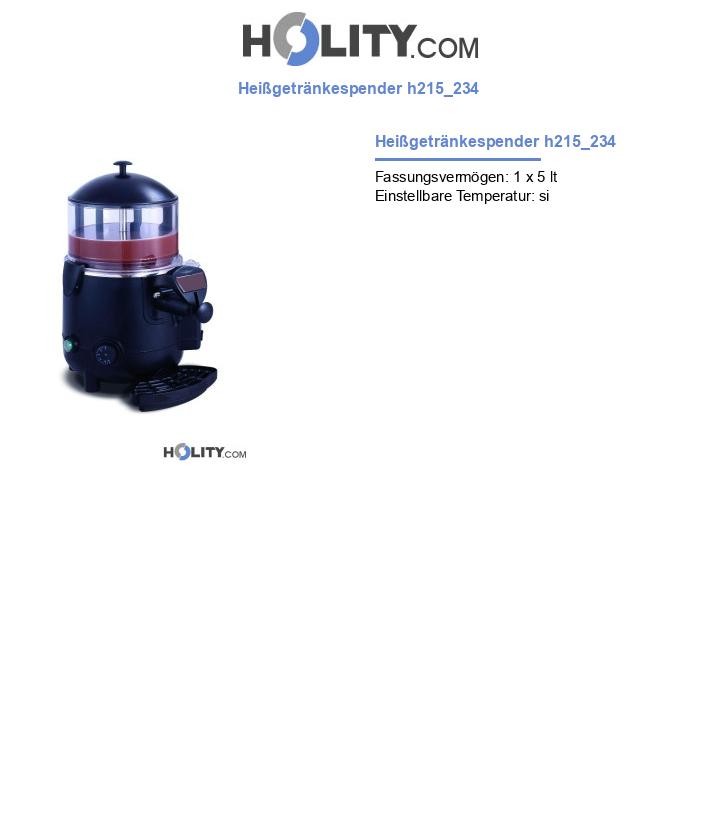 Heißgetränkespender h215_234