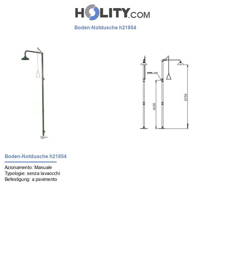 Boden-Notdusche h21854