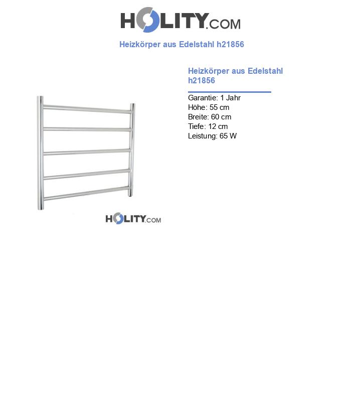 Heizkörper aus Edelstahl h21856