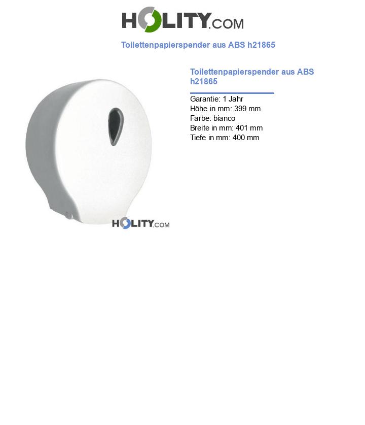 Toilettenpapierspender aus ABS h21865