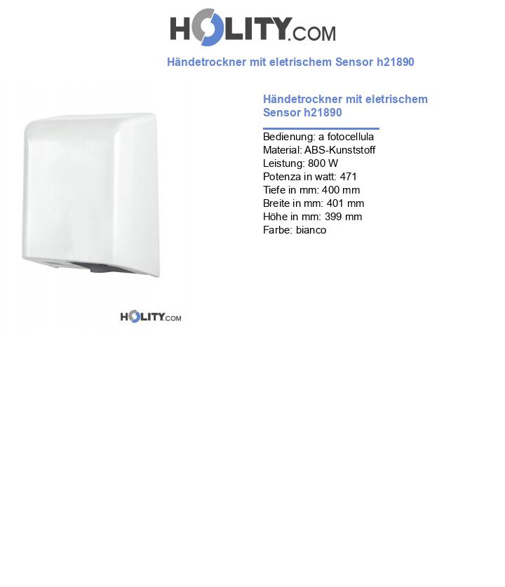 Händetrockner mit eletrischem Sensor h21890