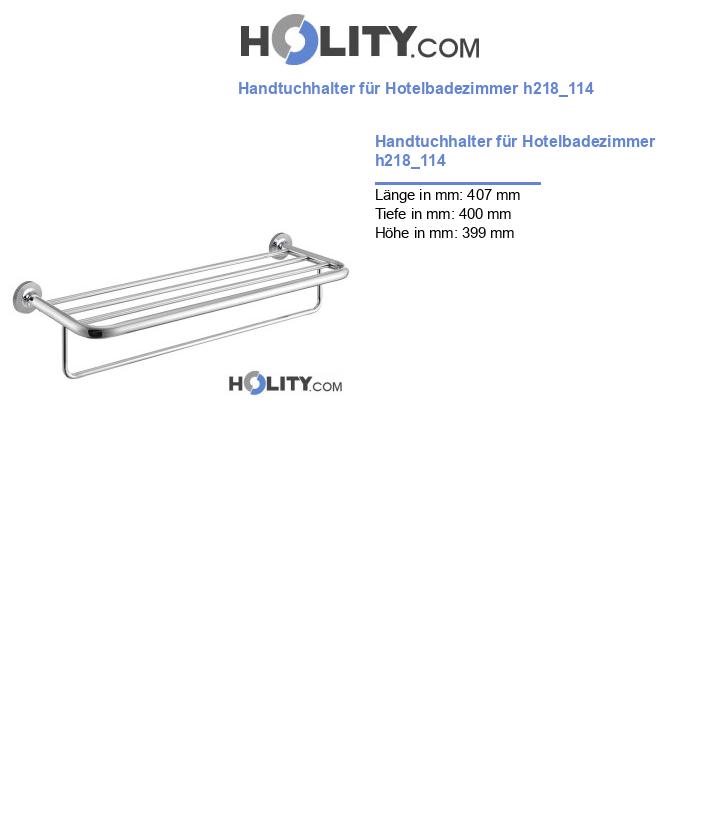 Handtuchhalter für Hotelbadezimmer h218_114