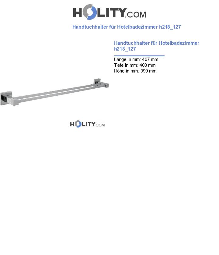 Handtuchhalter für Hotelbadezimmer h218_127