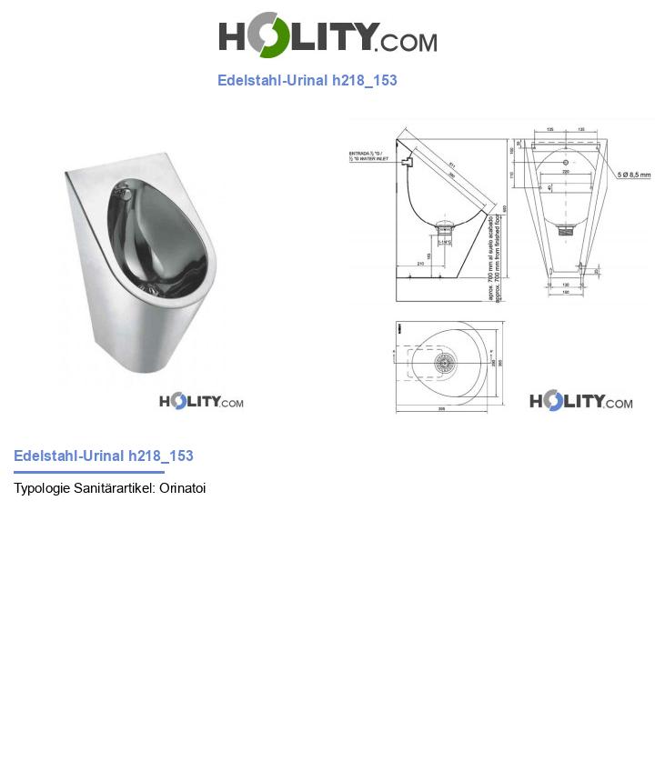 Edelstahl-Urinal h218_153