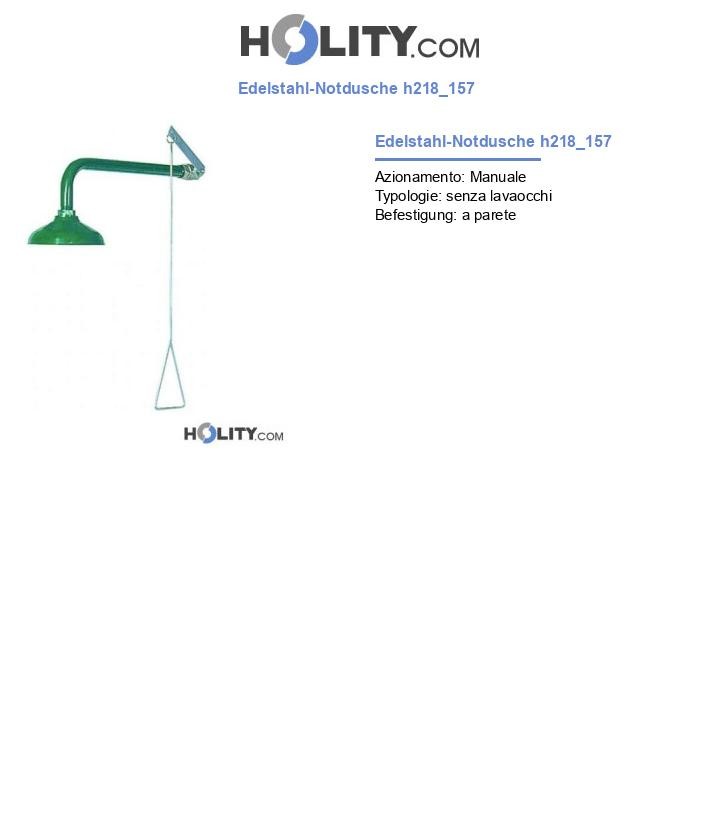 Edelstahl-Notdusche h218_157