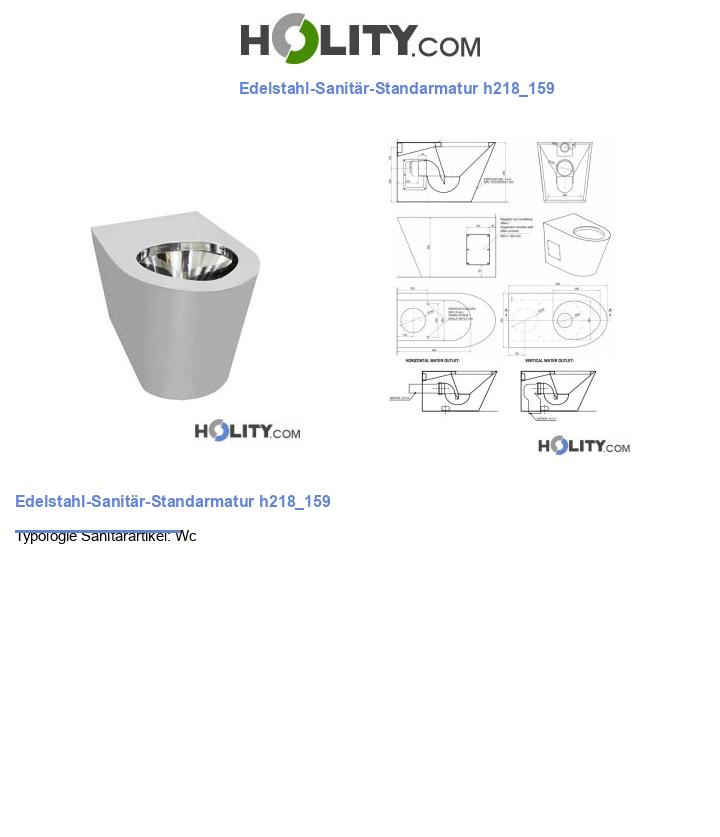 Edelstahl-Sanitär-Standarmatur h218_159