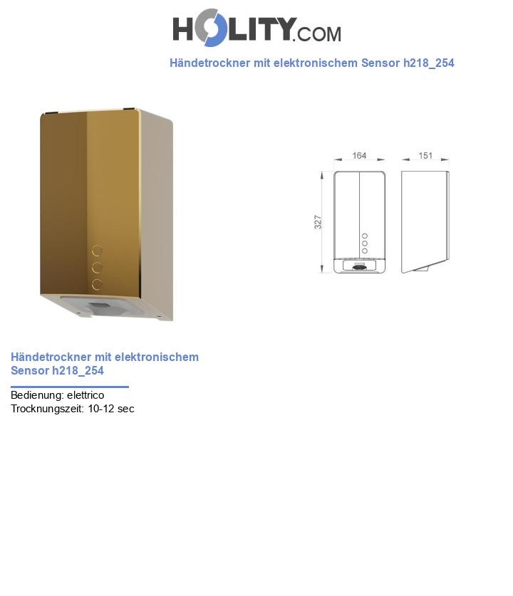 Händetrockner mit elektronischem Sensor h218_254