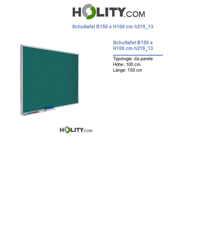 Schultafel B150 x H100 cm h219_13