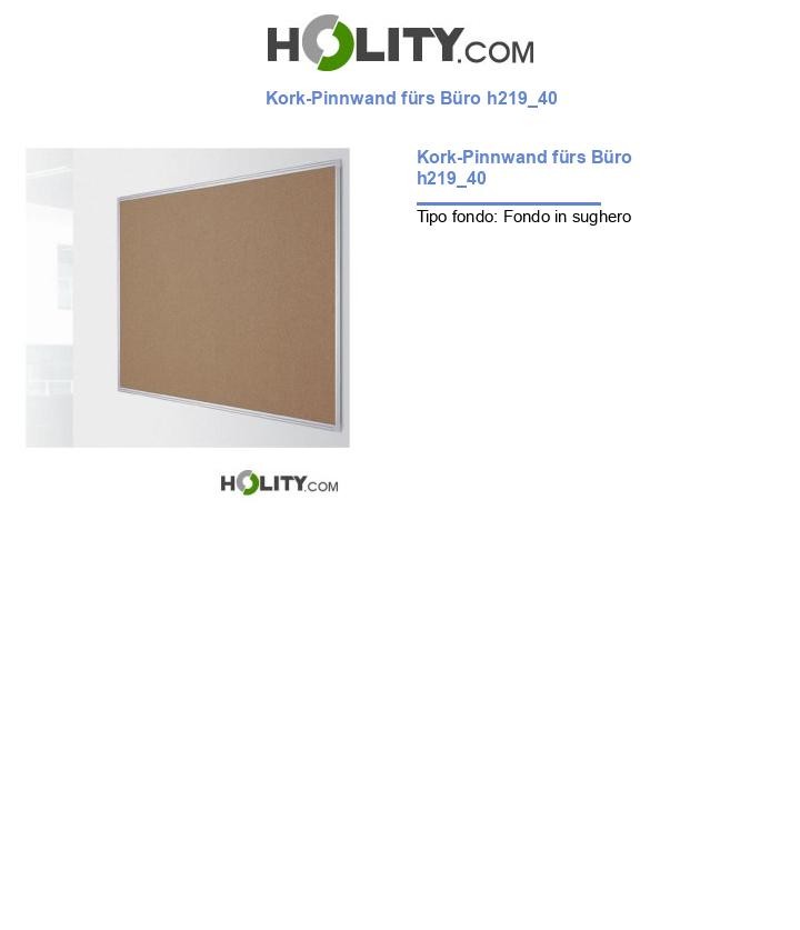 Kork-Pinnwand fürs Büro h219_40