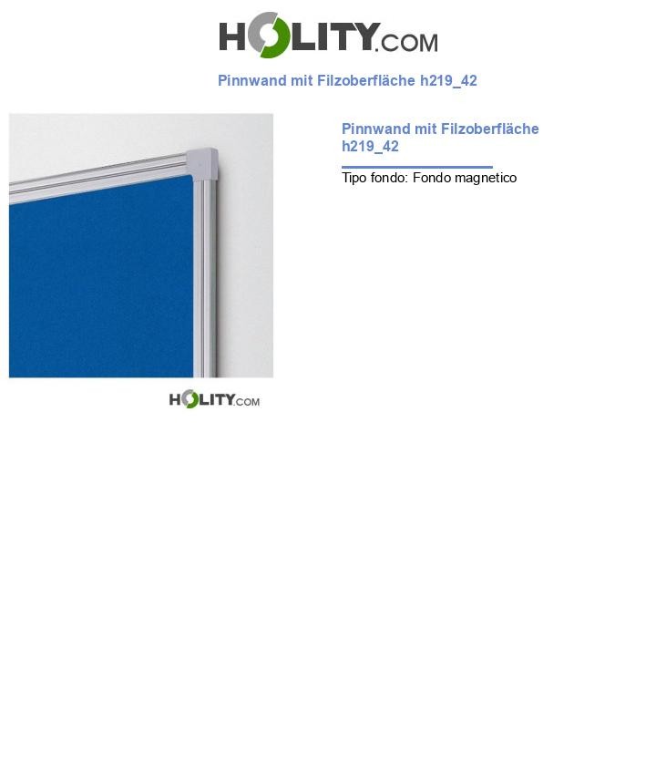 Pinnwand mit Filzoberfläche h219_42