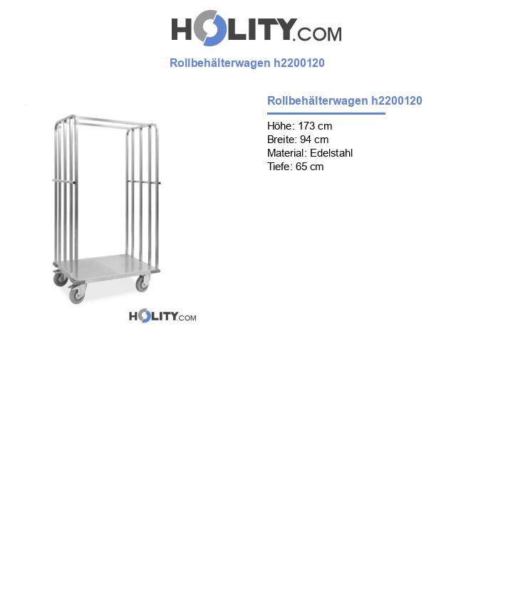 Rollbehälterwagen h2200120