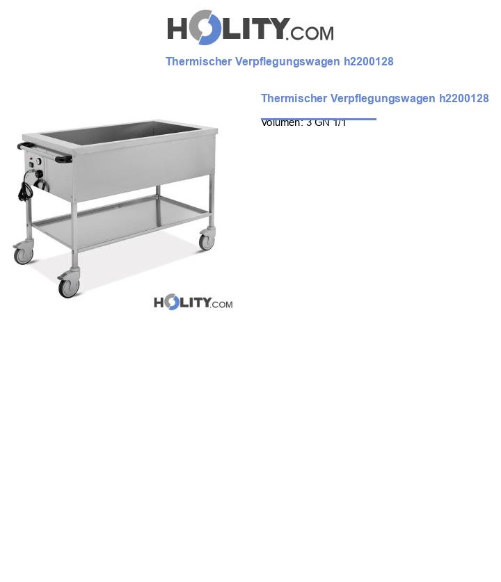 Thermischer Verpflegungswagen h2200128
