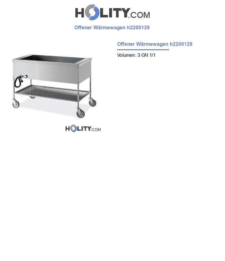 Offener Wärmewagen h2200129