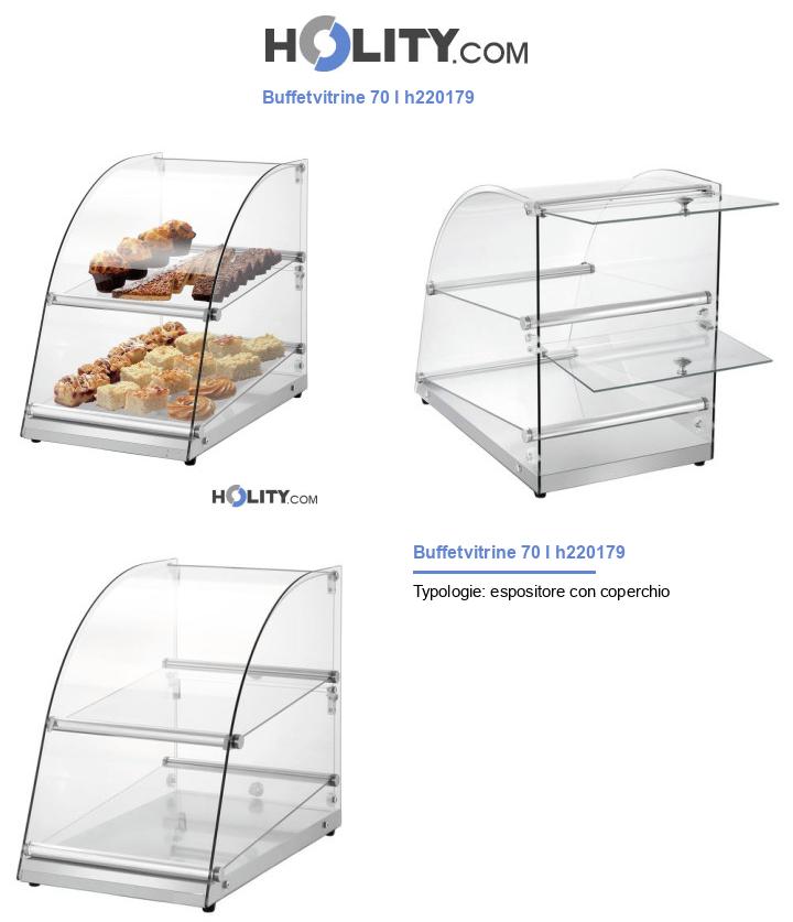 Buffetvitrine 70 l h220179