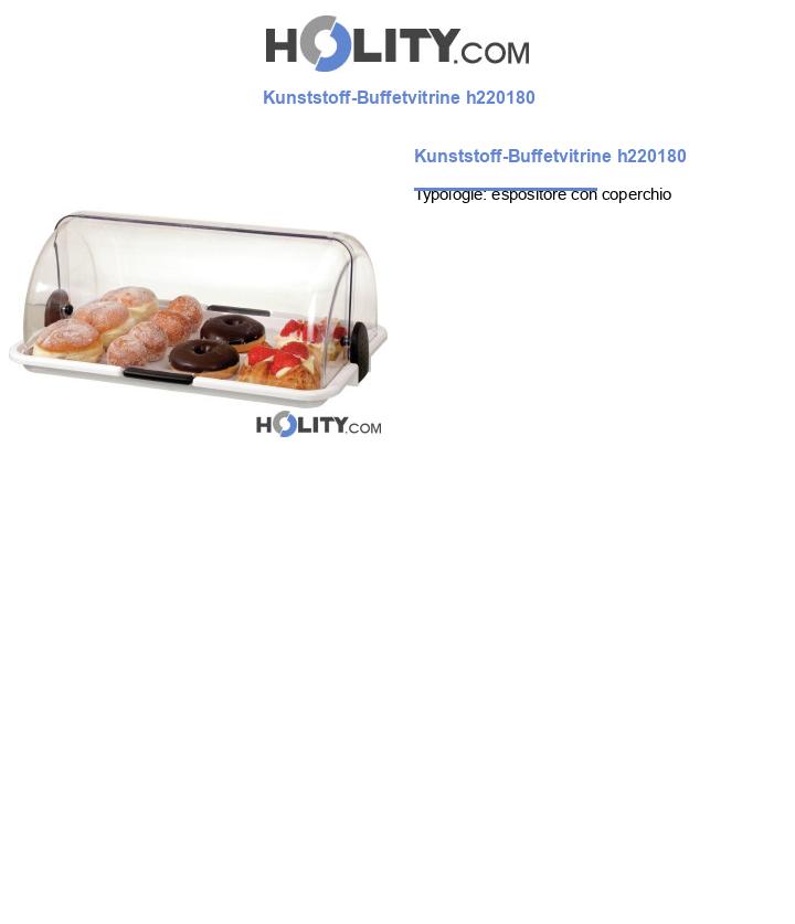 Kunststoff-Buffetvitrine h220180