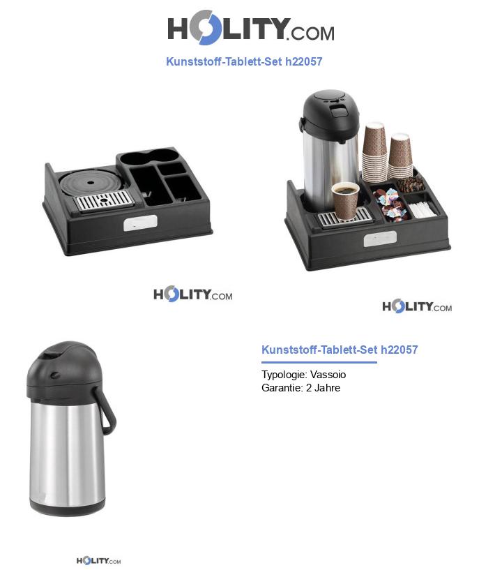 Kunststoff-Tablett-Set h22057